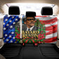 Bayard Rustin American Flag Christmas Back Car Seat Cover Civil Rights Leader March On Washington Holiday