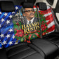 Bayard Rustin American Flag Christmas Back Car Seat Cover Civil Rights Leader March On Washington Holiday