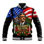 Bayard Rustin American Flag Christmas Baseball Jacket Civil Rights Leader March On Washington Holiday