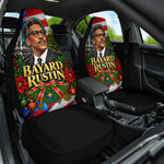Bayard Rustin American Flag Christmas Car Seat Cover Civil Rights Leader March On Washington Holiday