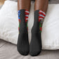 Bayard Rustin American Flag Christmas Crew Socks Civil Rights Leader March On Washington Holiday