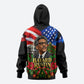 Bayard Rustin American Flag Christmas Hoodie Civil Rights Leader March On Washington Holiday