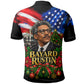Bayard Rustin American Flag Christmas Polo Shirt Civil Rights Leader March On Washington Holiday