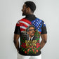 Bayard Rustin American Flag Christmas Polo Shirt Civil Rights Leader March On Washington Holiday