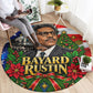 Bayard Rustin American Flag Christmas Round Carpet Civil Rights Leader March On Washington Holiday