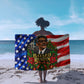 Bayard Rustin American Flag Christmas Sarong Civil Rights Leader March On Washington Holiday