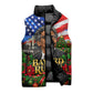 Bayard Rustin American Flag Christmas Sleeveless Puffer Jacket Civil Rights Leader March On Washington Holiday