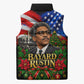 Bayard Rustin American Flag Christmas Sleeveless Puffer Jacket Civil Rights Leader March On Washington Holiday