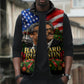 Bayard Rustin American Flag Christmas Sleeveless Puffer Jacket Civil Rights Leader March On Washington Holiday