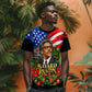 Bayard Rustin American Flag Christmas T shirt Civil Rights Leader March On Washington Holiday