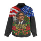 Bayard Rustin American Flag Christmas Women Casual Shirt Civil Rights Leader March On Washington Holiday