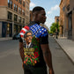 Bayard Rustin American Flag Christmas Zipper Polo Shirt Civil Rights Leader March On Washington Holiday