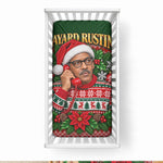 Bayard Rustin Christmas Baby Bed Cover Ugly Christmas Pattern Retro Fair Isle