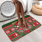 Bayard Rustin Christmas Bathroom Set Ugly Christmas Pattern Retro Fair Isle