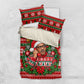 Bayard Rustin Christmas Bedding Set Ugly Christmas Pattern Retro Fair Isle