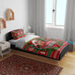 Bayard Rustin Christmas Bedding Set Ugly Christmas Pattern Retro Fair Isle