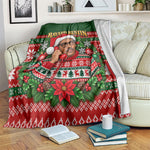 Bayard Rustin Christmas Blanket Ugly Christmas Pattern Retro Fair Isle