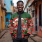 Bayard Rustin Christmas Bomber Jacket Ugly Christmas Pattern Retro Fair Isle