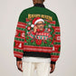 Bayard Rustin Christmas Bomber Jacket Ugly Christmas Pattern Retro Fair Isle