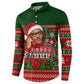 Bayard Rustin Christmas Button Sweatshirt Ugly Christmas Pattern Retro Fair Isle