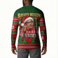Bayard Rustin Christmas Button Sweatshirt Ugly Christmas Pattern Retro Fair Isle