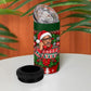 Bayard Rustin Christmas 4 in 1 Can Cooler Tumbler Ugly Christmas Pattern Retro Fair Isle