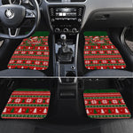 Bayard Rustin Christmas Car Mats Ugly Christmas Pattern Retro Fair Isle