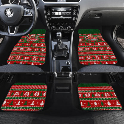 Bayard Rustin Christmas Car Mats Ugly Christmas Pattern Retro Fair Isle