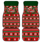 Bayard Rustin Christmas Car Mats Ugly Christmas Pattern Retro Fair Isle