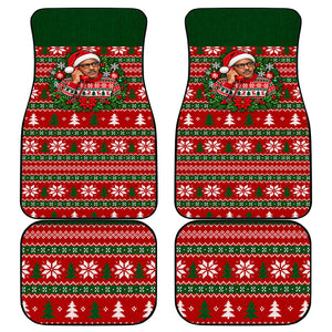 Bayard Rustin Christmas Car Mats Ugly Christmas Pattern Retro Fair Isle