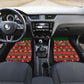 Bayard Rustin Christmas Car Mats Ugly Christmas Pattern Retro Fair Isle