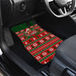 Bayard Rustin Christmas Car Mats Ugly Christmas Pattern Retro Fair Isle