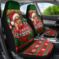 Bayard Rustin Christmas Car Seat Cover Ugly Christmas Pattern Retro Fair Isle