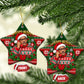 Bayard Rustin Christmas Ceramic Ornament Ugly Christmas Pattern Retro Fair Isle