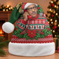 Bayard Rustin Christmas Santa Hat Ugly Christmas Pattern Retro Fair Isle