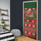 Bayard Rustin Christmas Door Cover Ugly Christmas Pattern Retro Fair Isle