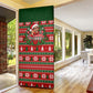 Bayard Rustin Christmas Door Cover Ugly Christmas Pattern Retro Fair Isle