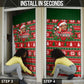 Bayard Rustin Christmas Door Cover Ugly Christmas Pattern Retro Fair Isle