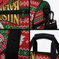 Bayard Rustin Christmas Duffle Bag Ugly Christmas Pattern Retro Fair Isle