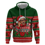 Bayard Rustin Christmas Hoodie Ugly Christmas Pattern Retro Fair Isle