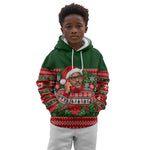 Bayard Rustin Christmas Kid Hoodie Ugly Christmas Pattern Retro Fair Isle