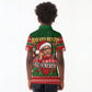 Bayard Rustin Christmas Kid Polo Shirt Ugly Christmas Pattern Retro Fair Isle