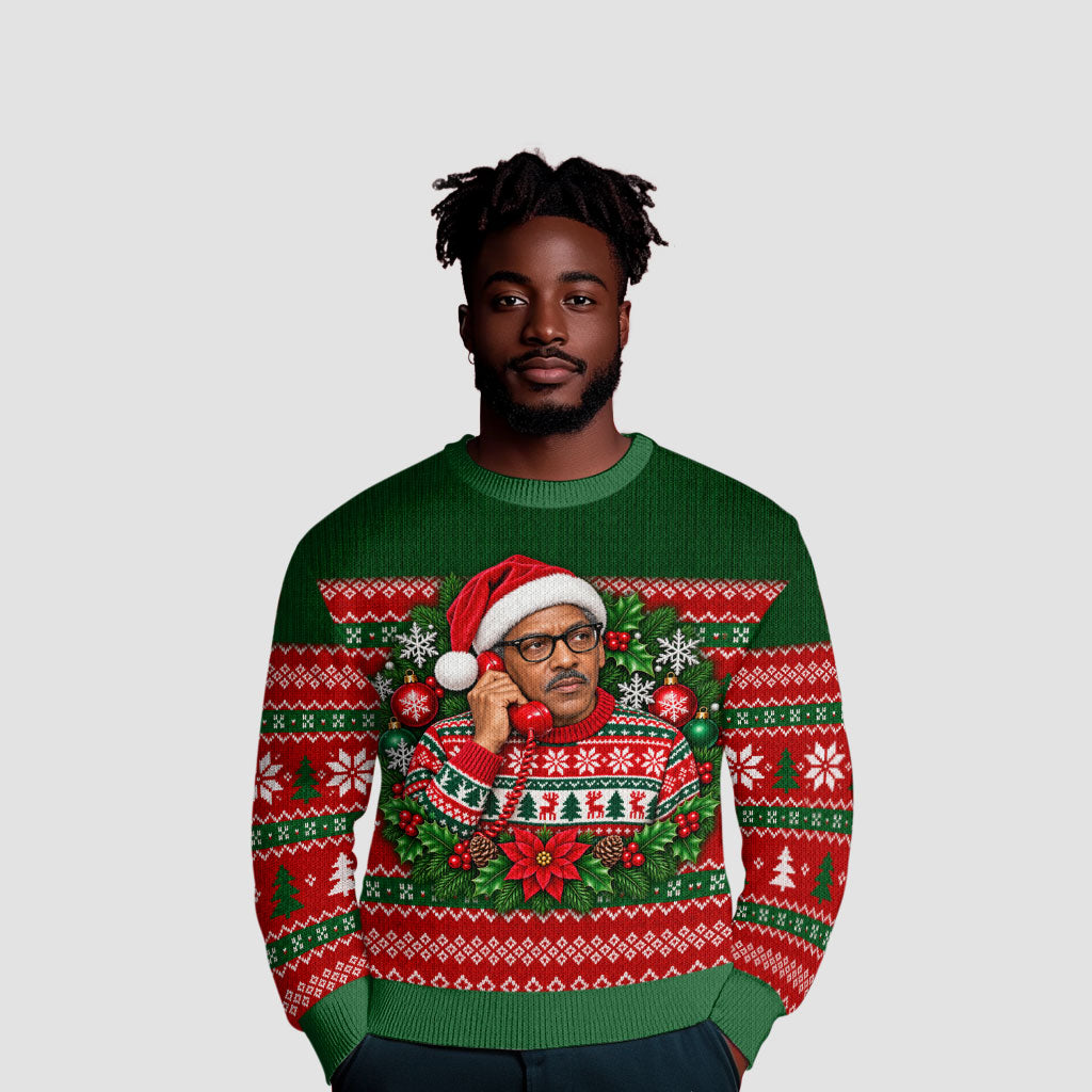 Bayard Rustin Christmas Ugly Christmas Sweater Ugly Christmas Pattern Retro Fair Isle
