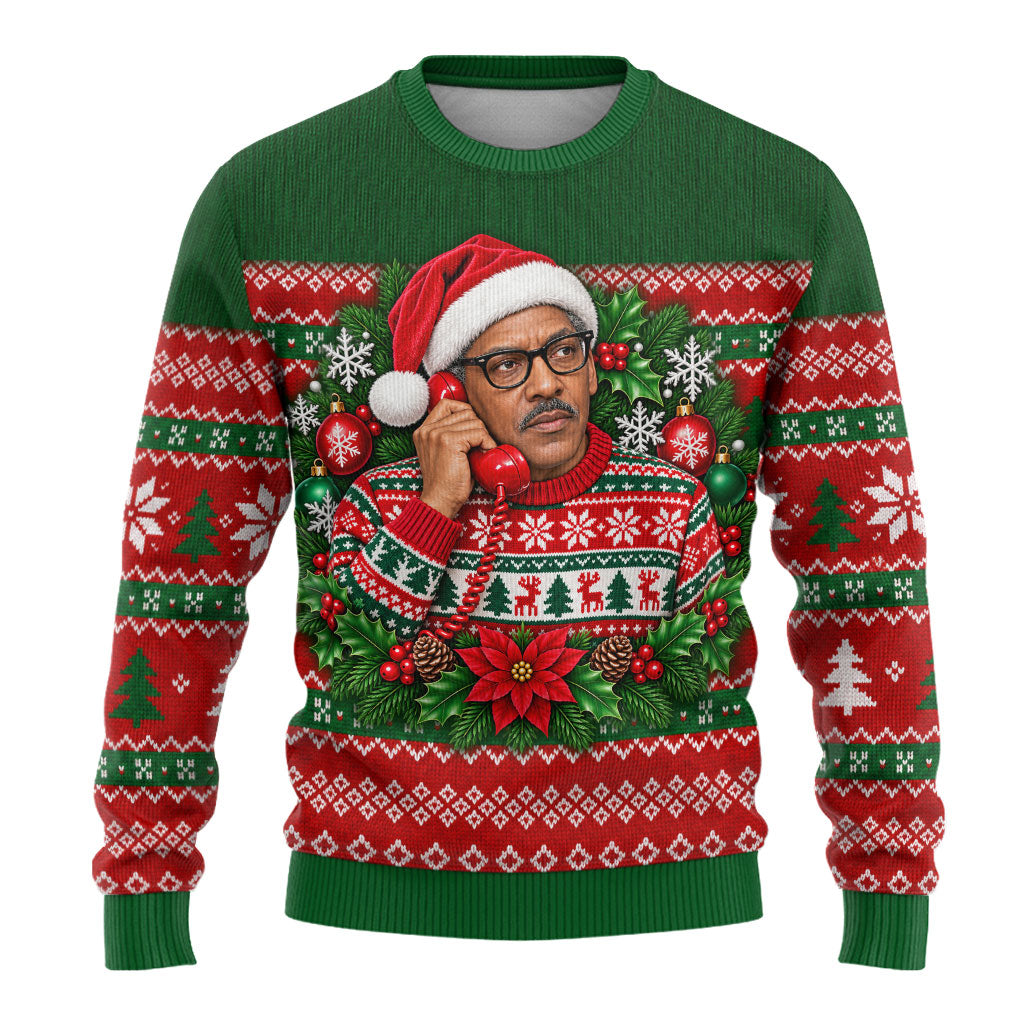 Bayard Rustin Christmas Ugly Christmas Sweater Ugly Christmas Pattern Retro Fair Isle