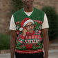 Bayard Rustin Christmas Knitted V-Neck Vest Ugly Christmas Pattern Retro Fair Isle