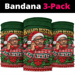 Bayard Rustin Christmas Neck Gaiter Ugly Christmas Pattern Retro Fair Isle