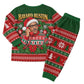 Bayard Rustin Christmas Pajama Set Ugly Christmas Pattern Retro Fair Isle