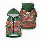 Bayard Rustin Christmas Pet Hoodie Ugly Christmas Pattern Retro Fair Isle