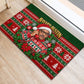 Bayard Rustin Christmas Rubber Doormat Ugly Christmas Pattern Retro Fair Isle