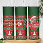 Bayard Rustin Christmas Skinny Tumbler Ugly Christmas Pattern Retro Fair Isle